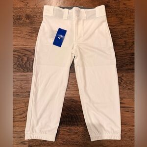 Mizuno Youth Girls Large Softball Pants in Classic White. NWT!